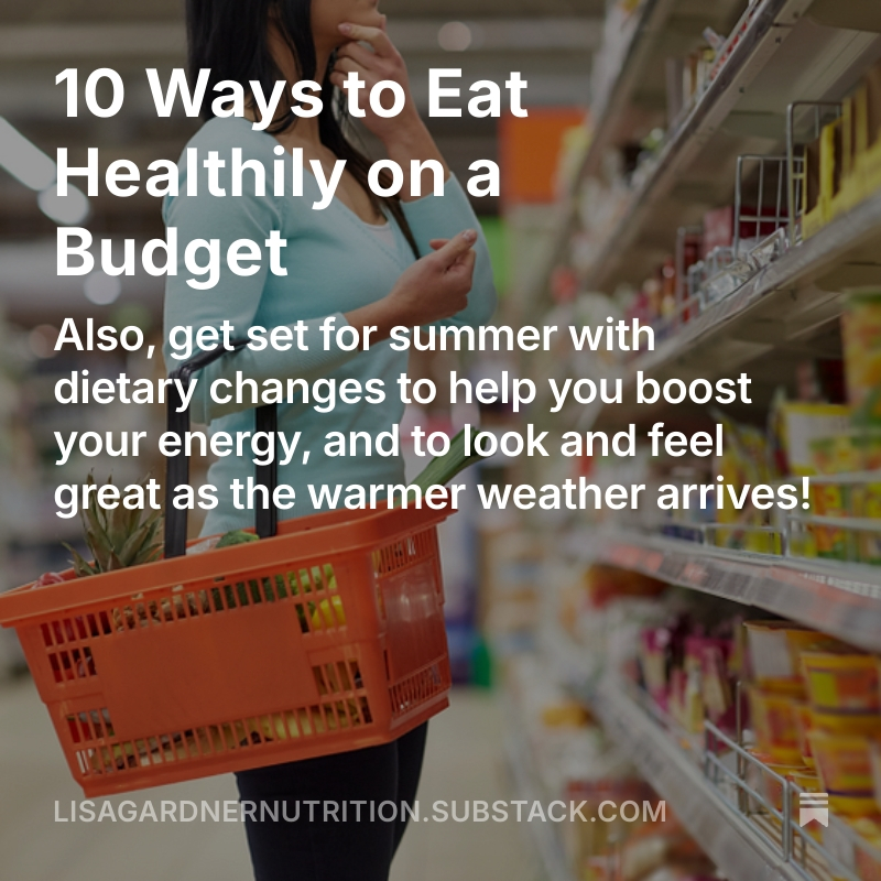 10 ways to eat healthily on a budget