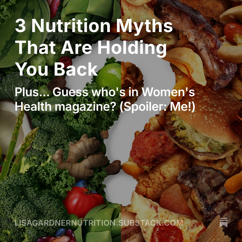 Nutrition myths that are holding you back